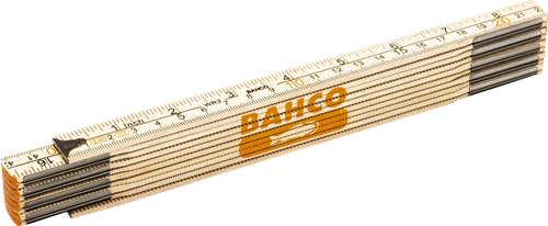 Bahco Holz-Gliedermaßstab 2 Meter metrisch