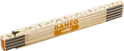 Bahco Holz-Gliedermaßstab 2 Meter metrisch