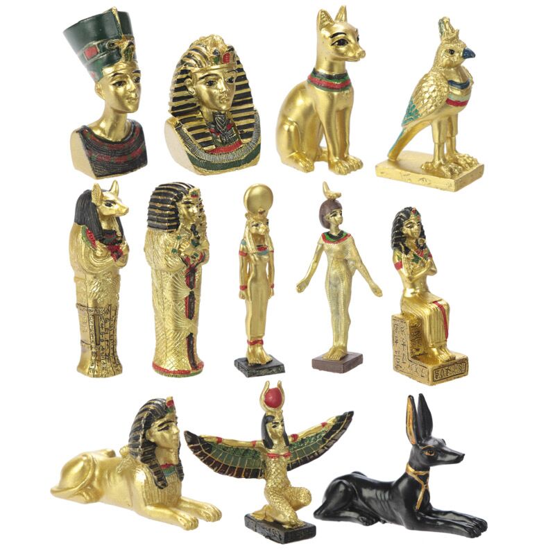 Ägyptische Pyramidensammler -Miniaturstatuetten
