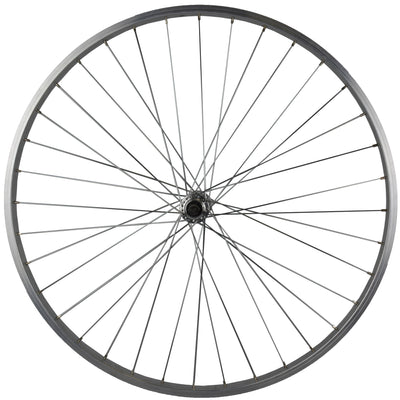 ROLAND Vorderrad P24 28 36 g feste Achse Alu Silber