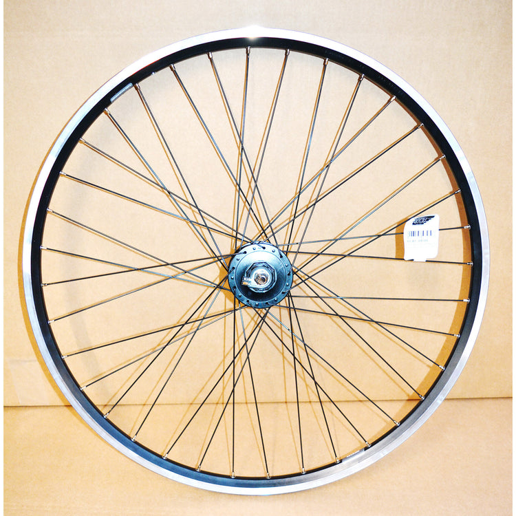 Ryde Voorwiel 28 Zac2000 Black Hub -dynamo Edelstahl Speichen