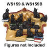 Schwarzer Katzenwelt -Sofa Display