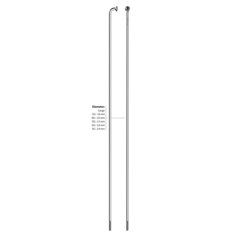 Roland Spaak 14-126 Leader Edelstahl ohne Nippel (100st)