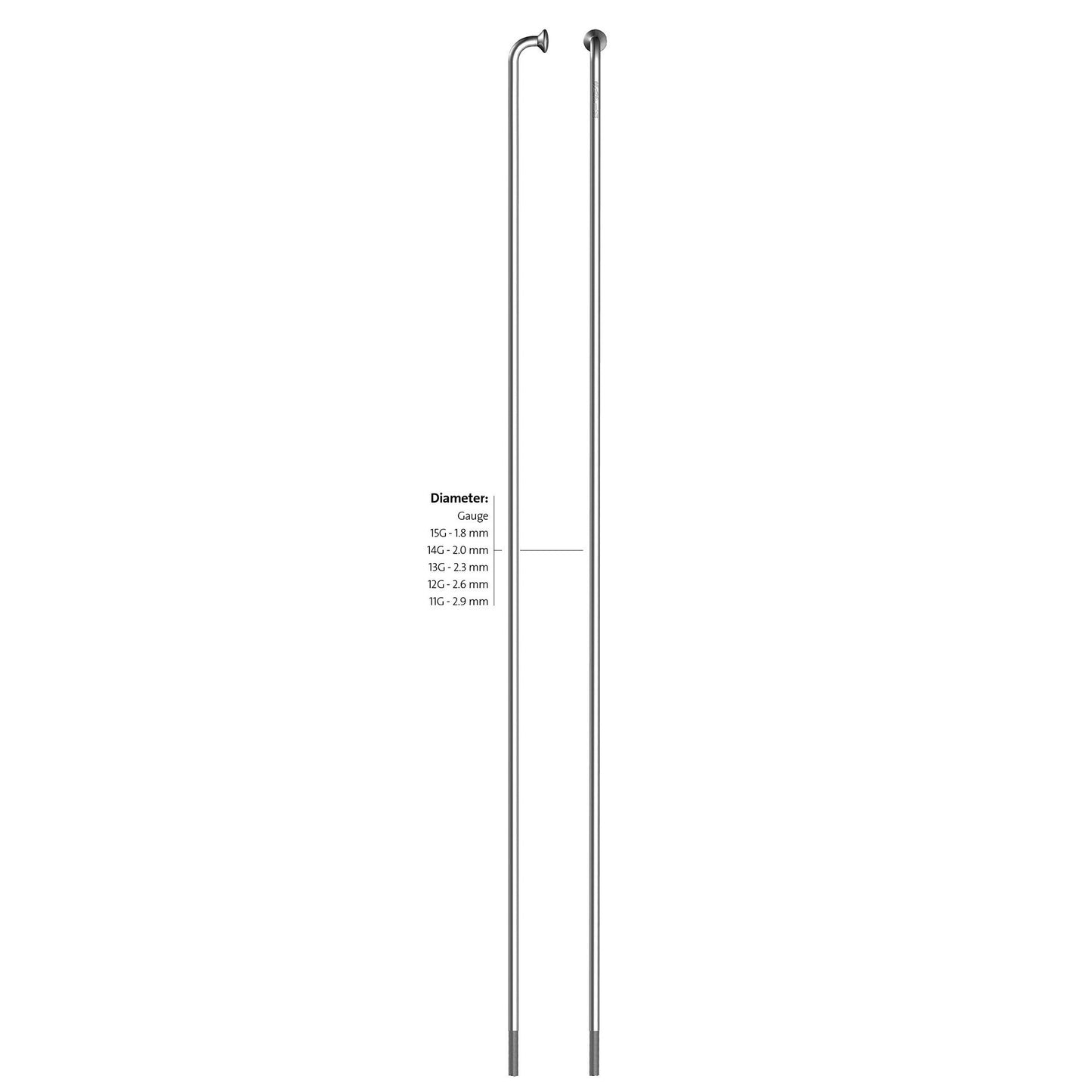 Roland Spaak 14-164 Leader Edelstahl ohne Nippel (100st)