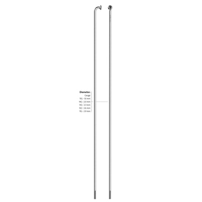 Roland Spaak 13-115 Leader Edelstahl ohne Nippel (100st)
