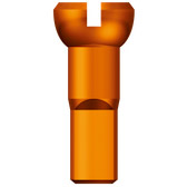 SAPIM SPAAK Nippel 14 Polyax 14mm Orange Aluminium (100.)