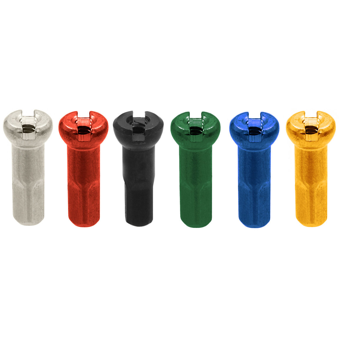 SAPIM SPAAK Nippel Polyax Spoke Nippel Polyax 14mm rot