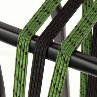 Qibbel Triobinder Auge mit Haken 24+2x12mm schwarz olivgrün