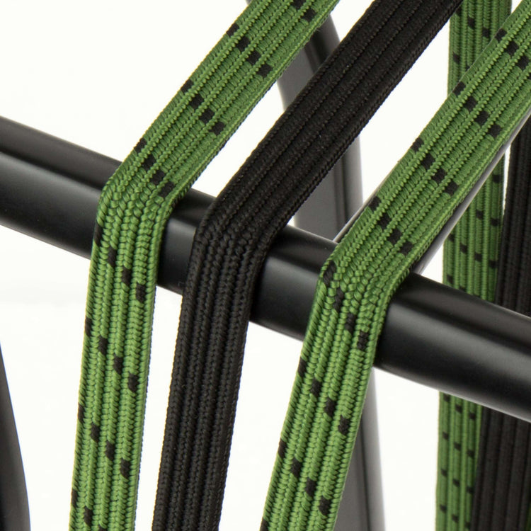 Qibbel Triobinder Auge mit Haken 24+2x12mm schwarz olivgrün