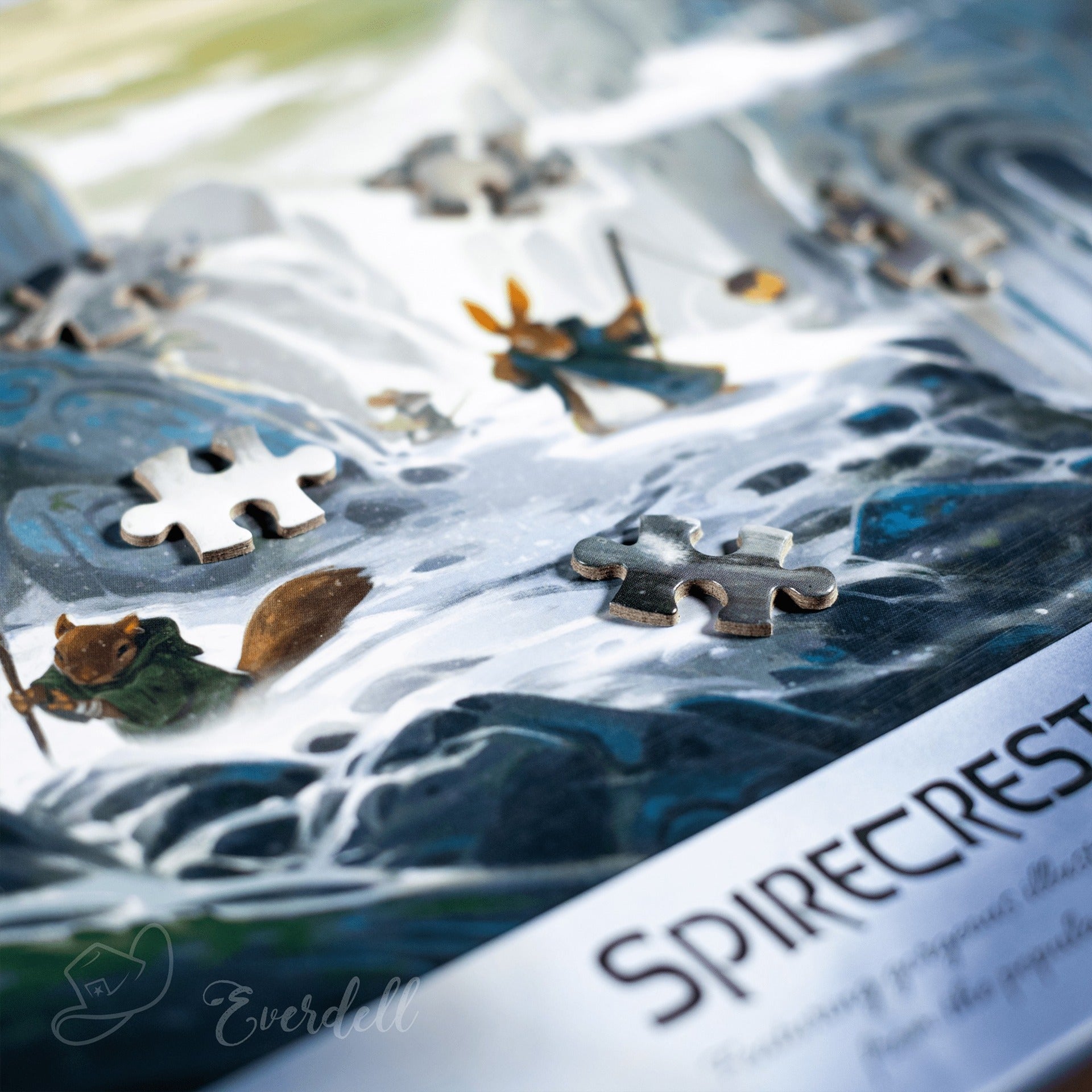 Weiße Goblin -Spiele Everdell Puzzle: Spirecrest Pass