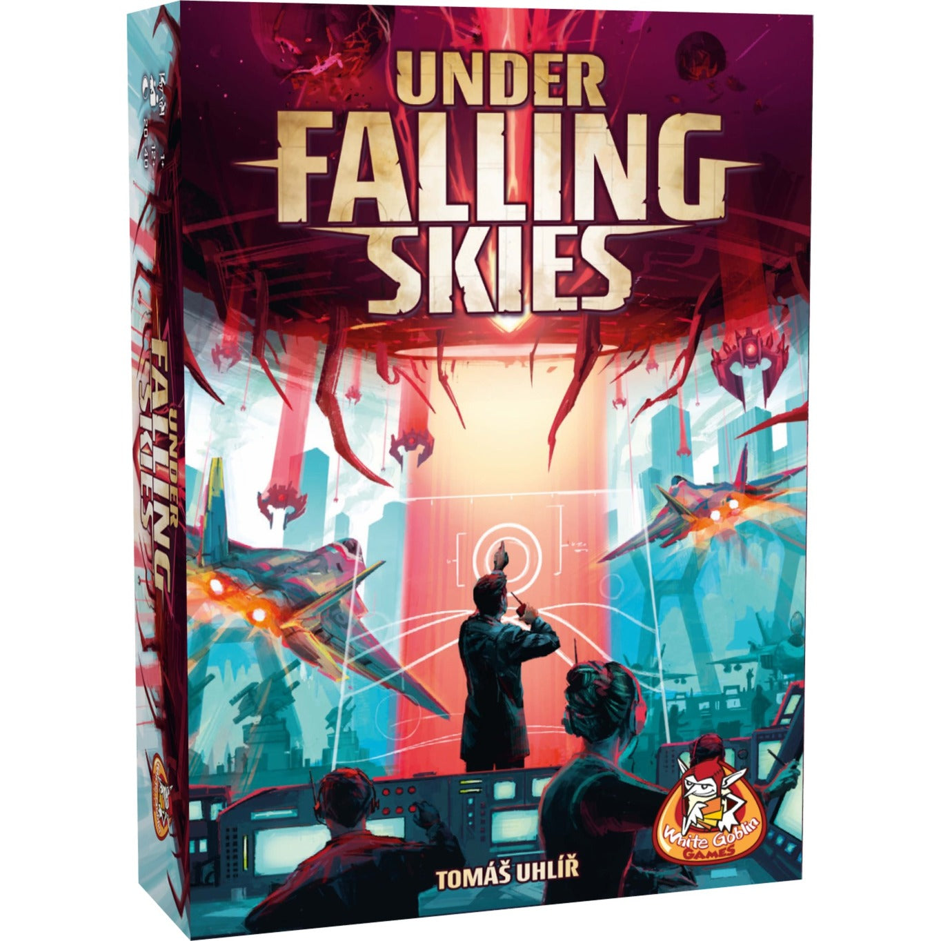 Weiße Goblin -Spiele unter fallendem Himmel