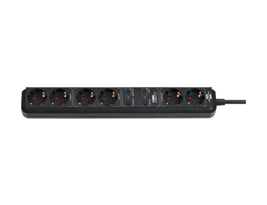 Brennenstuhl WiFi Plug-in 6 Anschlüsse für Inside Schwarz