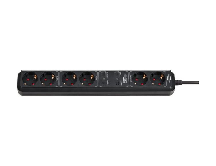 Brennenstuhl WiFi Plug-in 6 Anschlüsse für Inside Schwarz