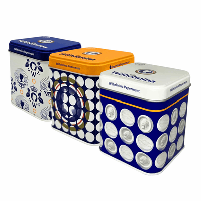 Wilhelmina Pfefferminz-Sammeldosen (24x100gr)