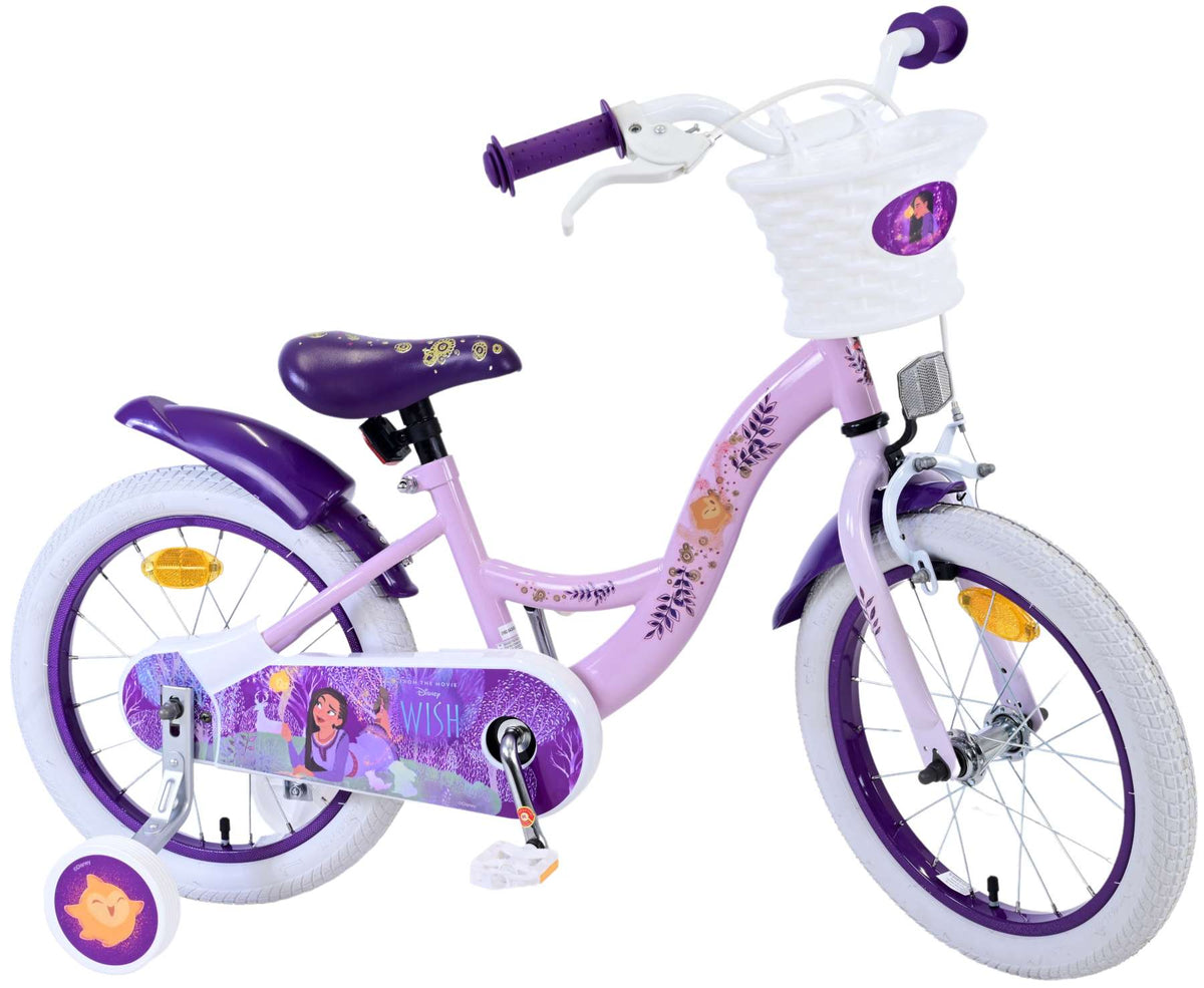 Wish Wish Kinderfiets Mädchen 14 Zoll lila