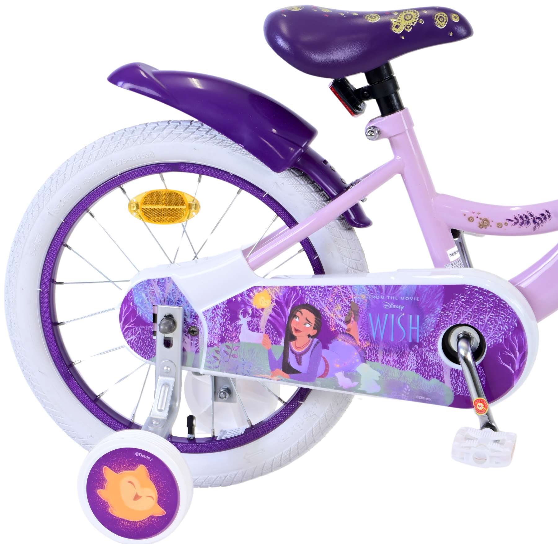 Wish Wish Kinderfiets Mädchen 14 Zoll lila