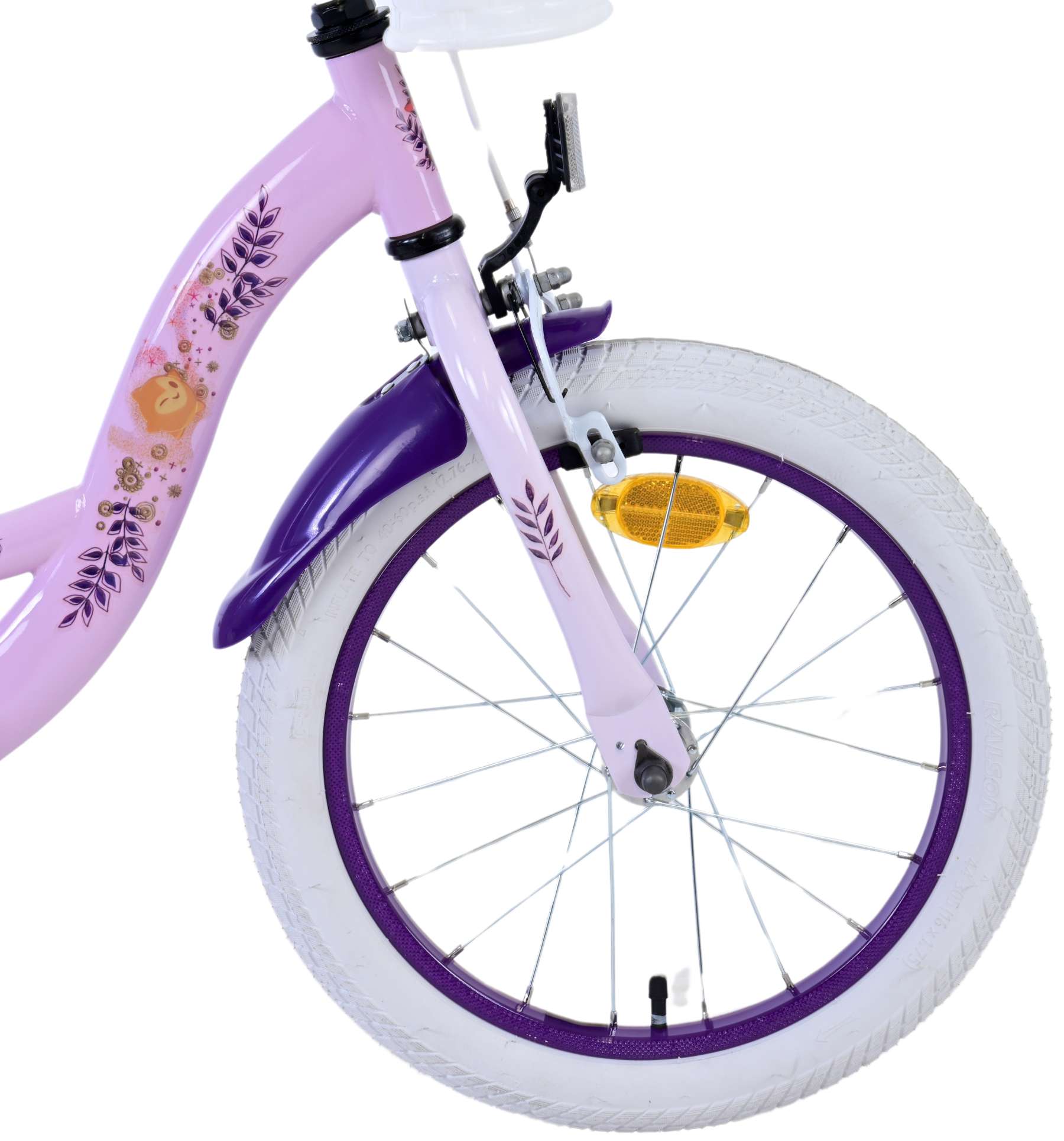 Wish Wish Kinderfiets Mädchen 14 Zoll lila