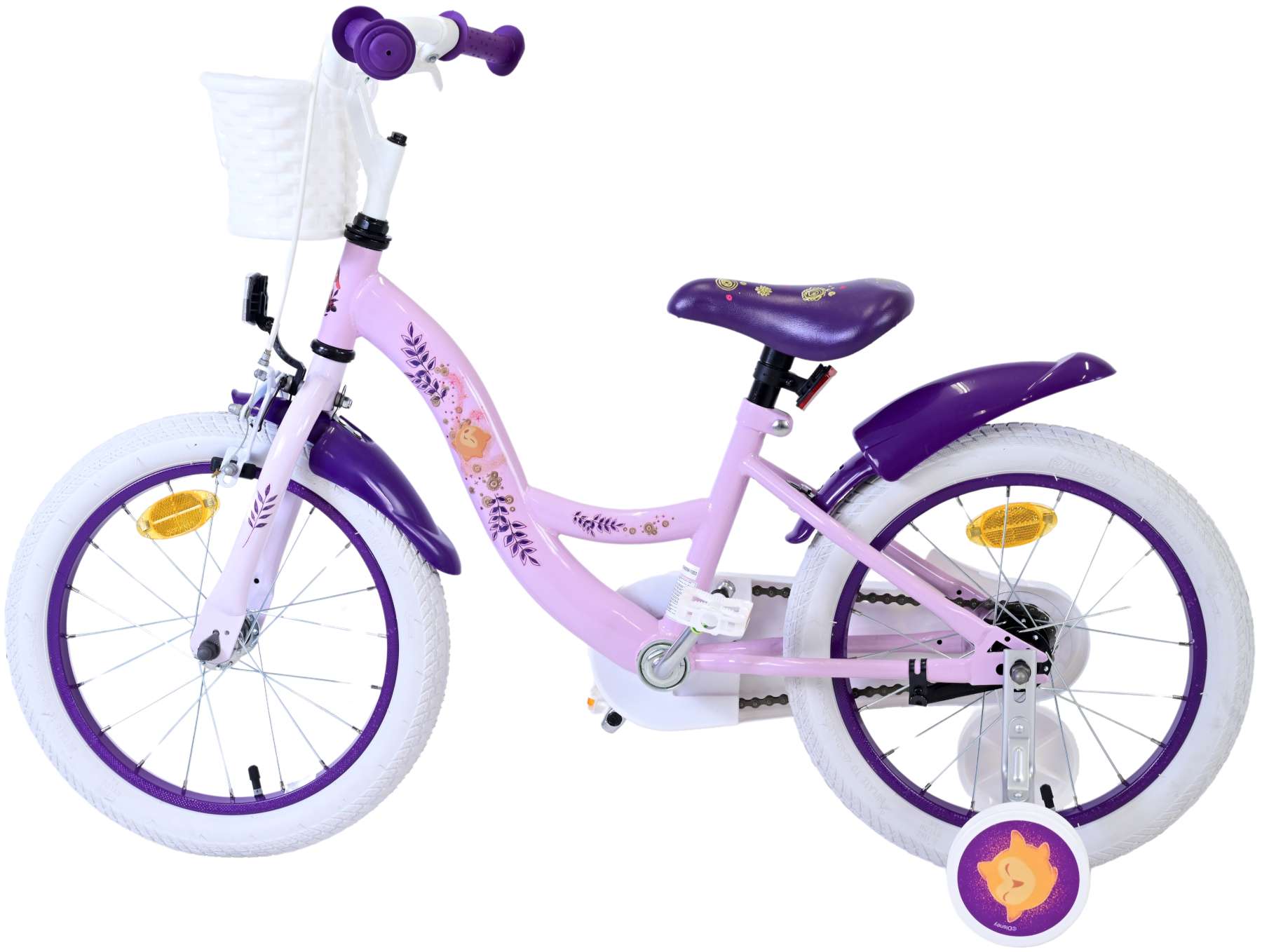 Wish Wish Kinderfiets Mädchen 14 Zoll lila