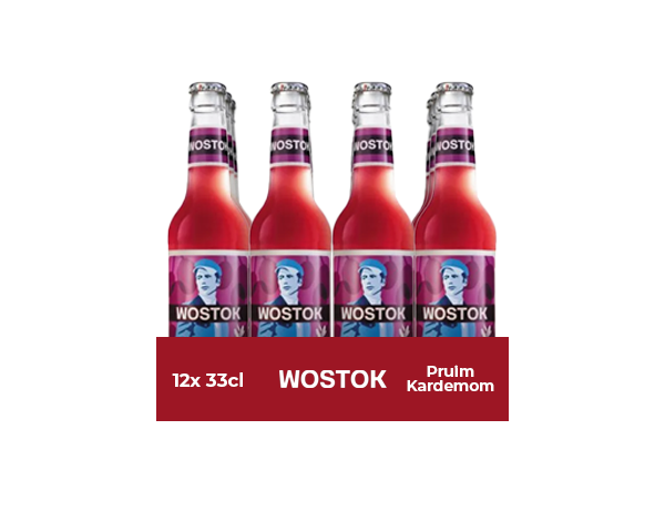 Wostok Pflaumen-Kardamom Bio-Flasche (12x 33cl)