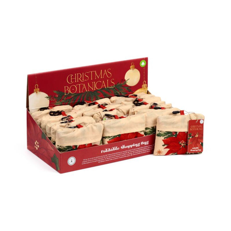 RPET faltbare Tasche - Botanischer Weihnachtsheiligst Star