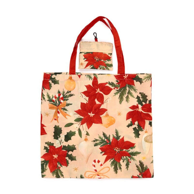 RPET faltbare Tasche - Botanischer Weihnachtsheiligst Star