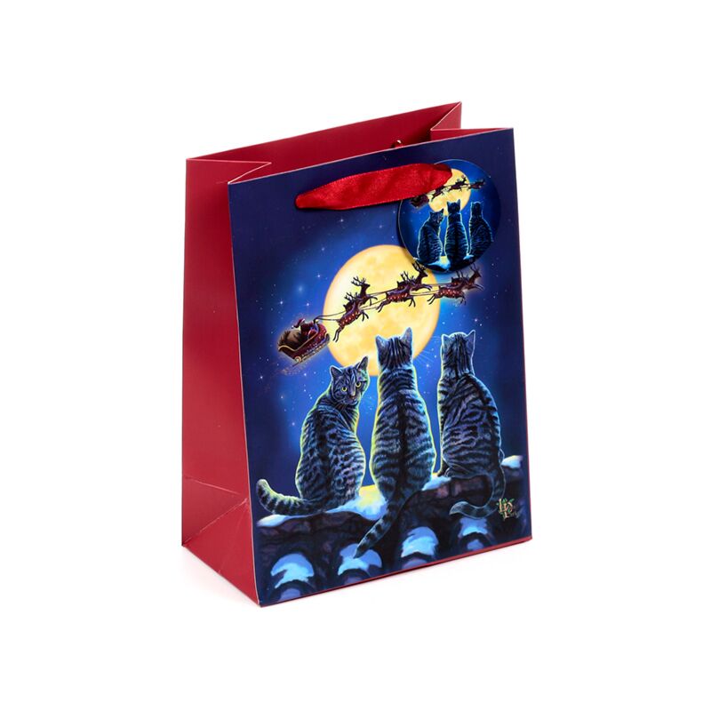 Lisa Parker Weihnachtskatzen - Geschenktüte Medium