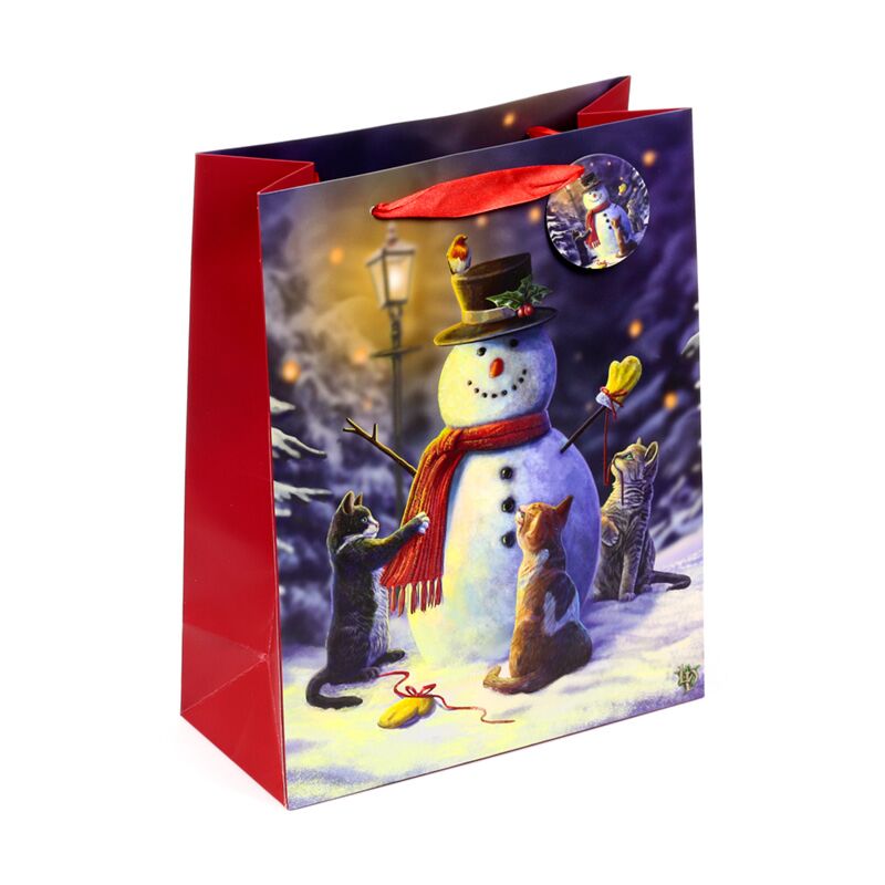 Lisa Parker Weihnachtskatzen-Geschenktüte groß