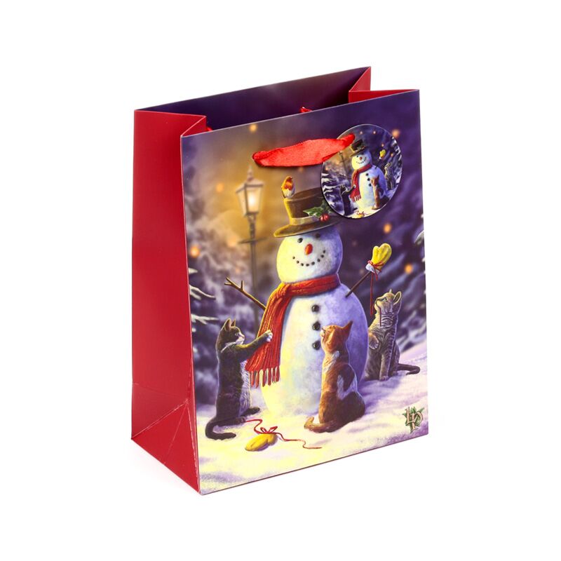Lisa Parker Weihnachtskatzen – Geschenktüte mittelgroß