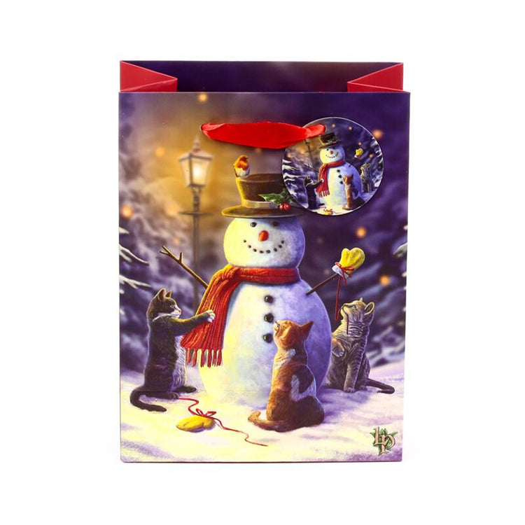 Lisa Parker Weihnachtskatzen – Geschenktüte mittelgroß