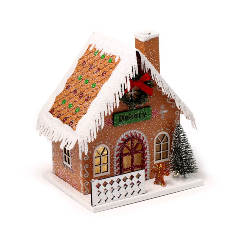Gingerbrood Bakker Christmas House führte Dekoration