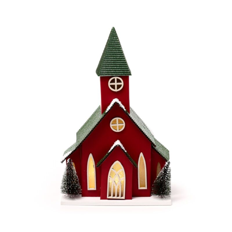 Die Weihnachtskirche führte die Dekoration an