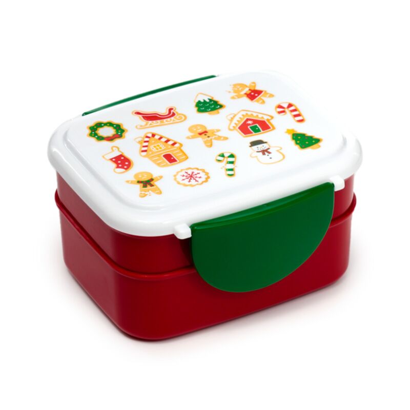 Weihnachtsber Street Gingerbread Clip Bento Box Lunchbox