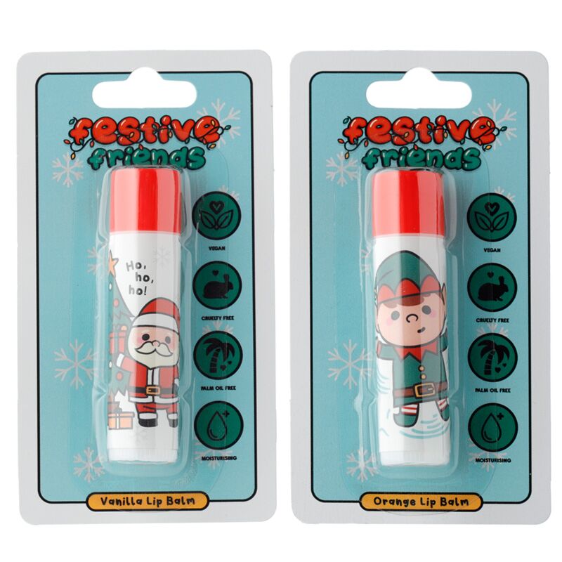 Weihnachtself Santa Lippenbalsam Stick - Orange Vanille