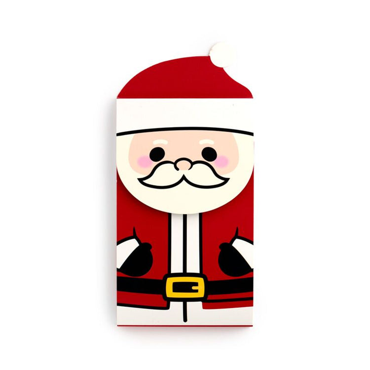 Weihnachtsfestliche Freunde, Weihnachtsmann, aufklappbarer Notizblock