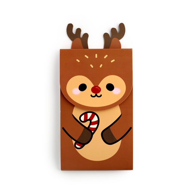 Weihnachten festliche Freunde Rudolph Flip Open Memoblok