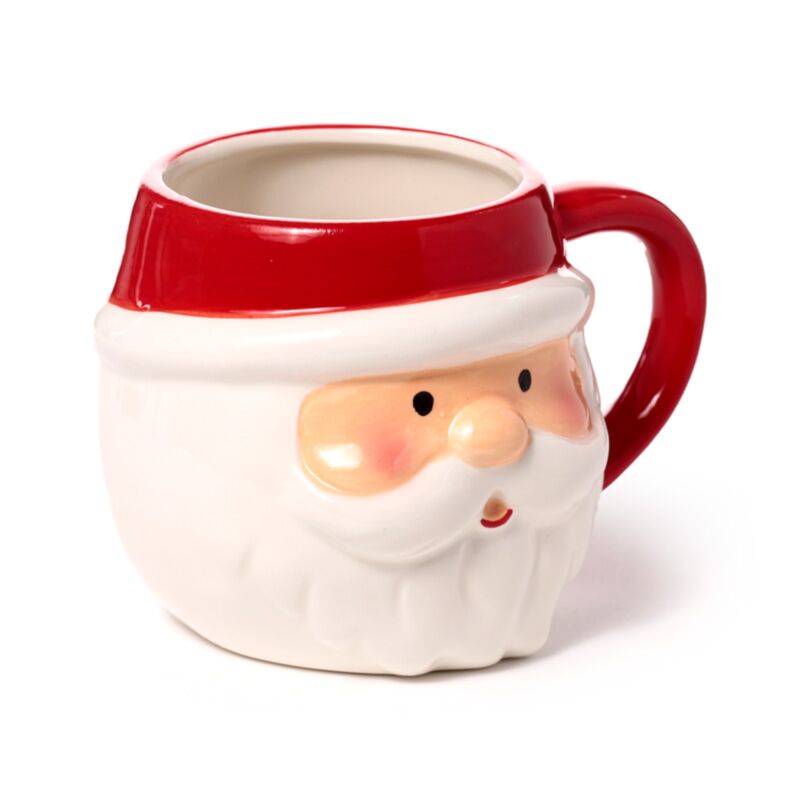 Santa Head gebildete Keramikbecher