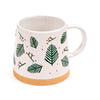 Kiefernzweig Beeren Tapse Stoneware Becher