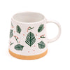 Kiefernzweig Beeren Tapse Stoneware Becher