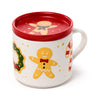 Weihnachtsbahnen Street Porzellan Becher Coaster Set
