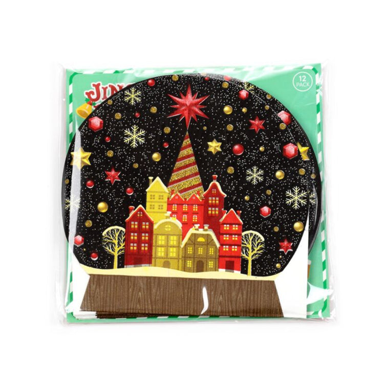 Weihnachts-Schneeballanzug von 12 3-Layer's Paper Party Nickerchen