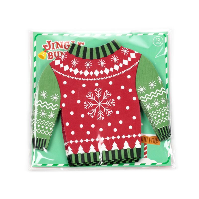 Weihnachtspulloveranzug von 12 3-layerer Papierparty-Nickerchen