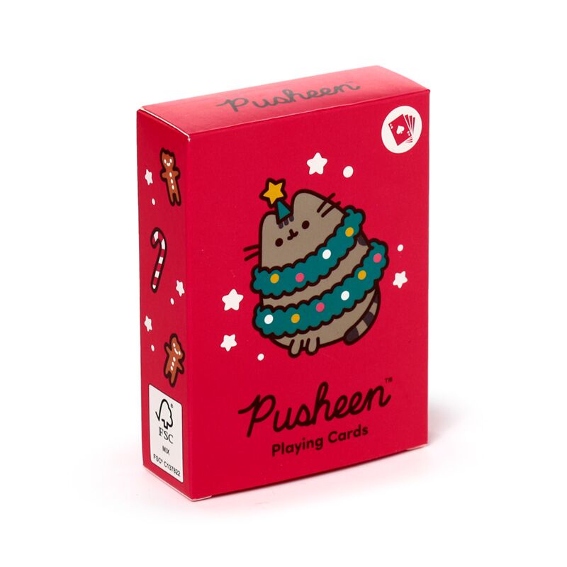 Weihnachten Pushhen the Cat Play Card Card Game