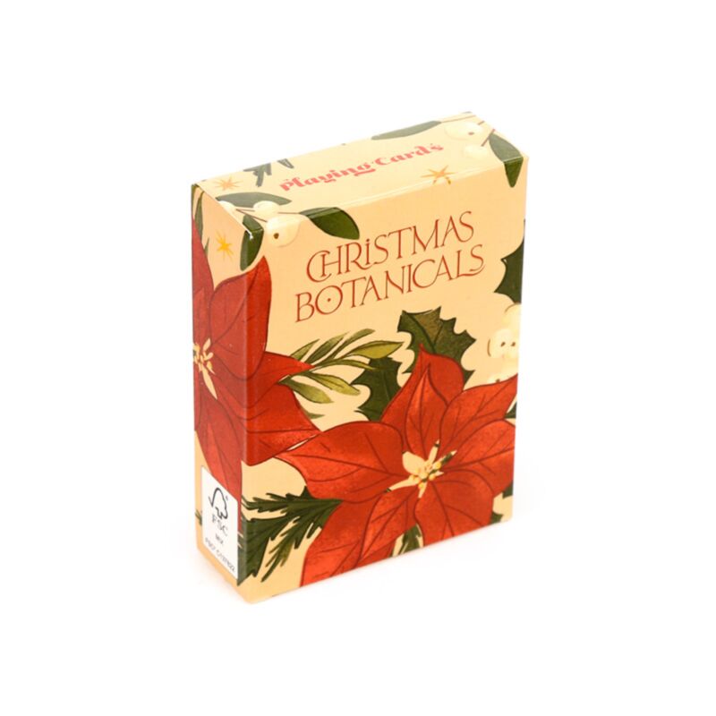Botanisches Weihnachtsspielkartenspiel