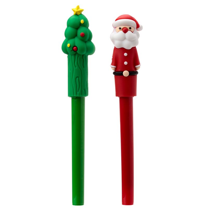 Festliche Weihnachtsfest -PVC -Stift - Blau