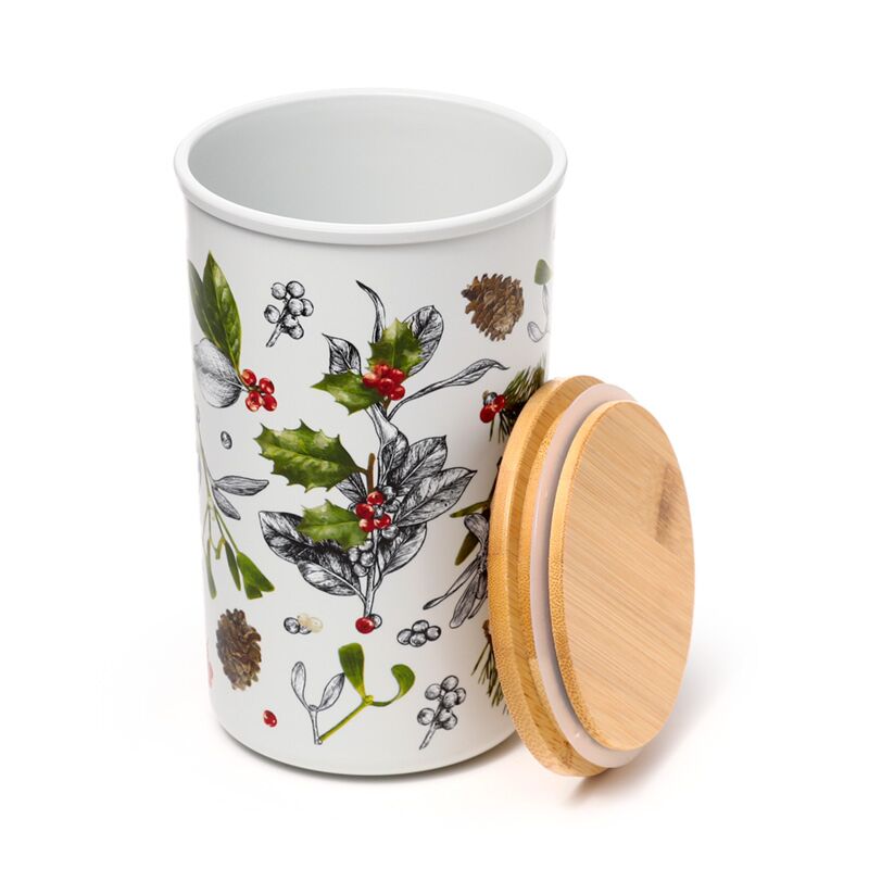 Weihnachten Winter Botanicals Rpet Bambus Stockglas