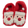 Santa Microwave Heatpack Pantoffers (Unisex One Size)