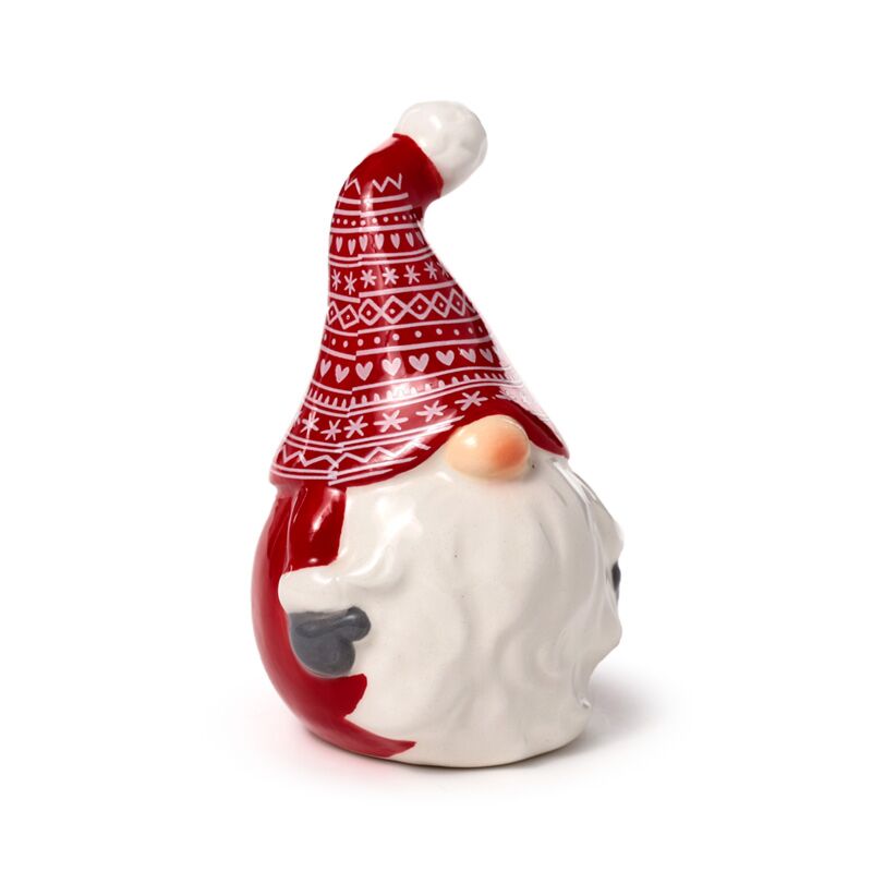 Scandi Christmas Gnoom Keramikpfeffer und Salzset