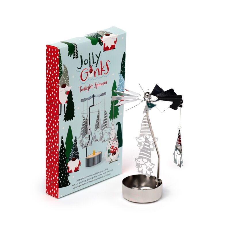 Weihnacht Gnoom Running Tea Light Holder Karusssel