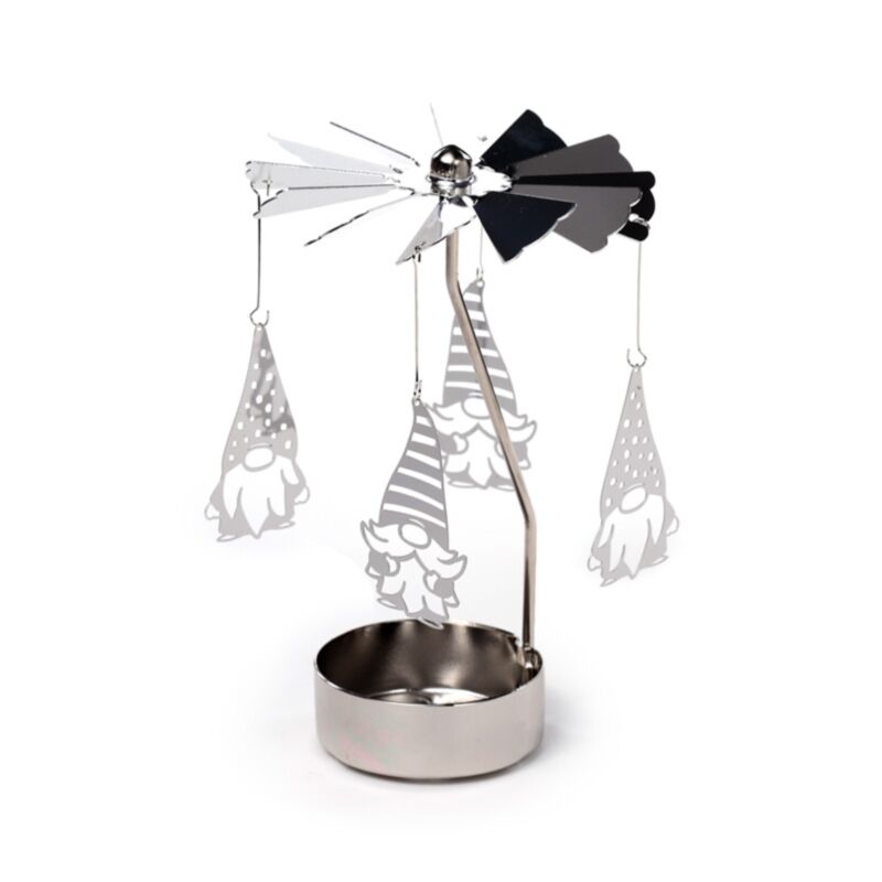 Weihnacht Gnoom Running Tea Light Holder Karusssel