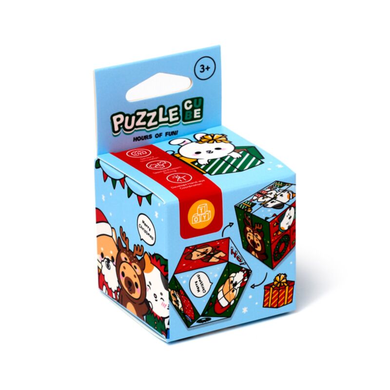 Weihnachten Adoramale Puzzle Würfelspielzeug